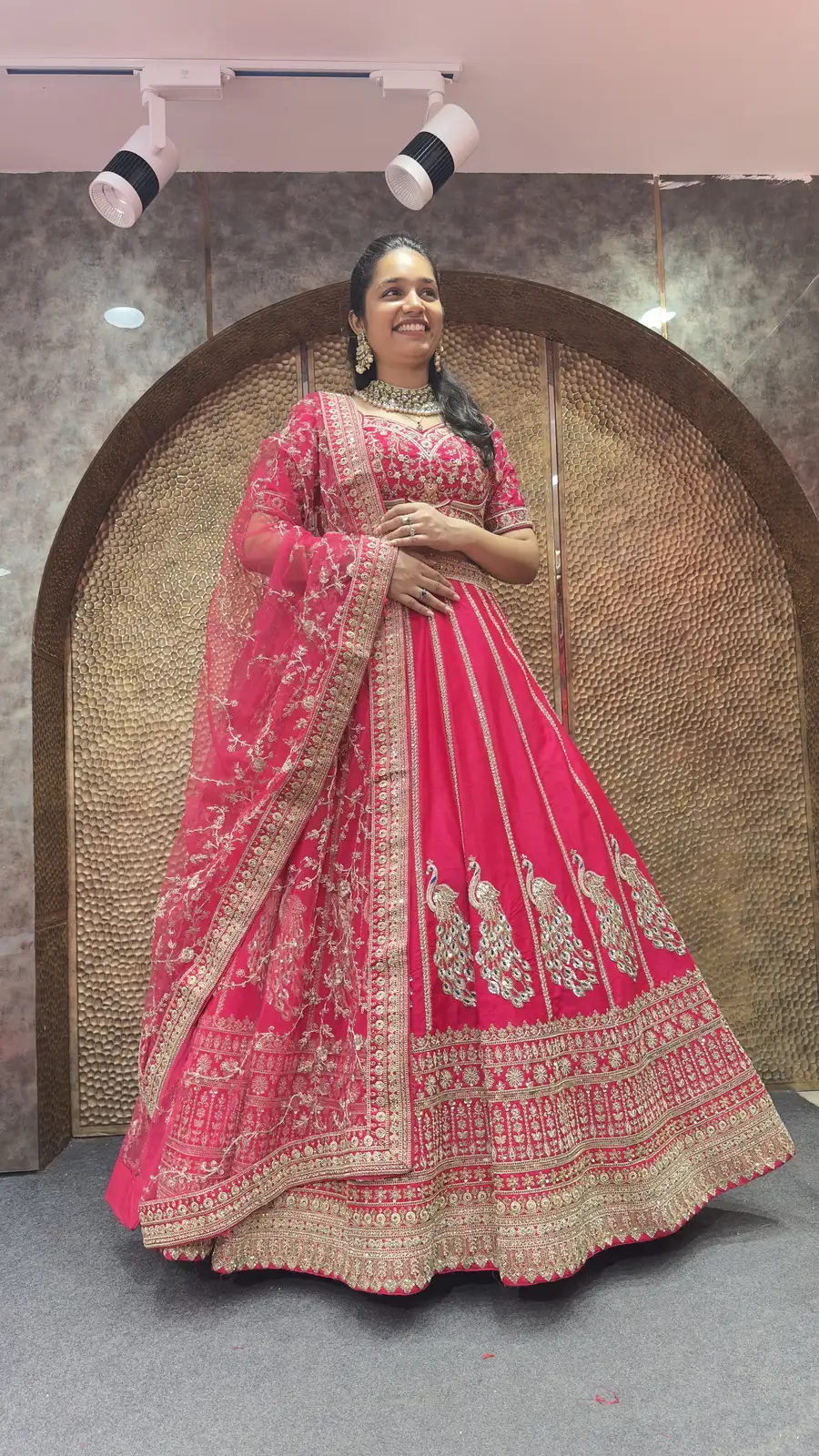 Latest Peacock Design Bridal